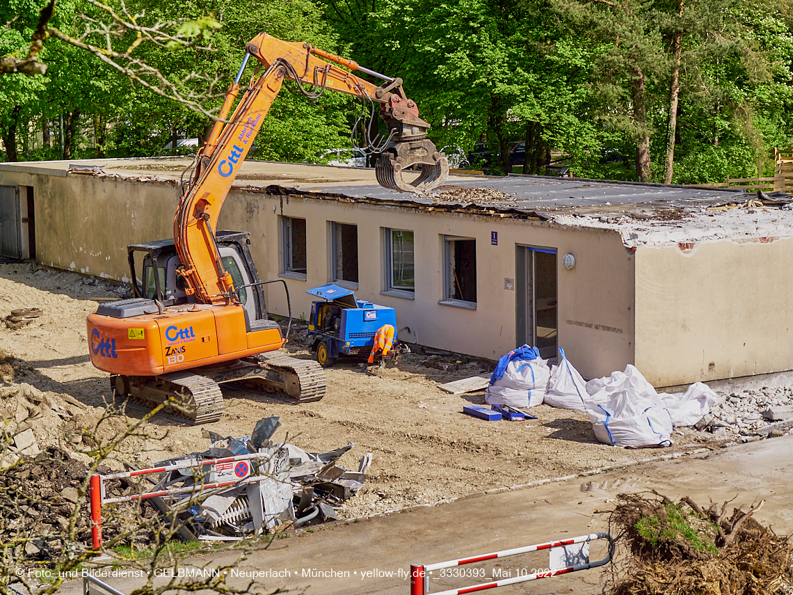 10.05.2022 - Baustelle am Haus für Kinder in Neuperlach